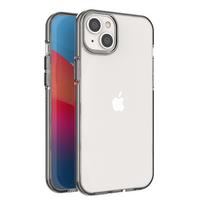Skaidrus dėklas Spring Case telefonui APPLE IPHONE 14 PLUS su juodu rėmeliu