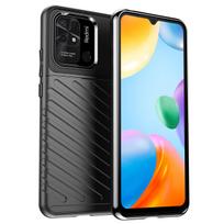 Juodas dėklas Thunder Case Flexible telefonui XIAOMI REDMI 10C