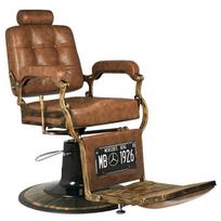 Barberio kėdė hidraulinė GABBIANO BOSS OLD, šviesiai ruda
