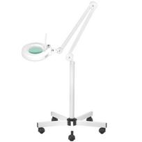 Kosmetologinė lempa-lupa LED S5 pastatoma su šviesos reguliavimu
