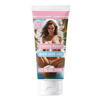 PharmQuests of Shots Cocos Pussy Dick Lick Gel, 50 ml Kokosų skonio gelis oraliniam seksui