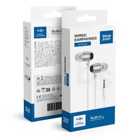 Wire earbuds Jack 3.5 mm Blue Star M09 1.2 m white