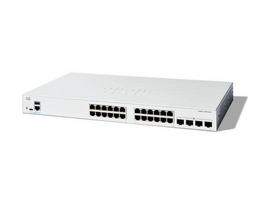 CISCO Catalyst 1300-24T-4X Managed Switch, 24 Port GE, 4x10GE SFP+, Limited Lifetime Protection (C1300-24T-4X)