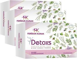 Ginger Organic 3 dėžutės Feridun Kunak Detox arbata – 30 dienų detoksikuojanti žolelių arbata