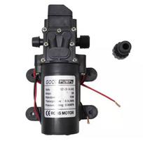 Diafragminis vandens siurblys DC12V 6L / min 130PSI 70W su slėgio apsaugos jungikliu, juodas