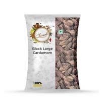 Chounk Juodasis kardamonas – Natūralios sveikos ankštys – Ryškus aromatas ir sodrus skonis (50g Pakeliai) | Didysis kardamonas, 50g | Badi Elaichi | Be konservantų