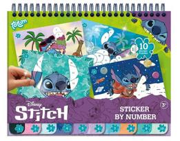 Kūrybinis rinkinys Sticker by number Totum Disney Stitch, 700123