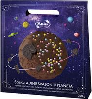 Pieninis šokoladas su traškiais sausainiais ir dražė saldainiais ŠOKOLADINĖ SVAJ ONIŲ PLANETA, 300 g