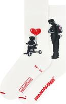 Kojinės Banksy Graffiti - Tricycle Cop, 40-46 dydis