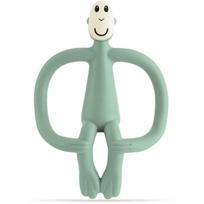 Matchstick Monkey Teething Toy and Gel Applicator kramtomas žaislas su „du viename“ šepetėliu Mint Green 1 vnt.