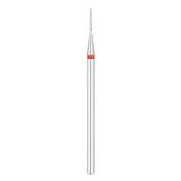 EXO PRO deimantinis frezos antgalis kūgio formos 1 mm, raudonas (RD)