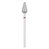 EXO PRO deimantinis frezos antgalis lašo formos 6,0 mm RD (raudonas)