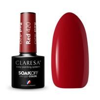 CLARESA hibridinis nagų lakas RED 420, 5 g