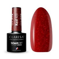 CLARESA hibridinis nagų lakas RED 431, 5 g