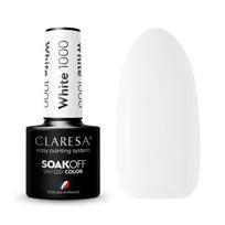 CLARESA hibridinis nagų lakas WHITE 1000, 5 g