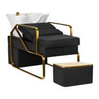 Kirpyklos plautuvė GABBIANO EMMA BLACK GOLD, juoda