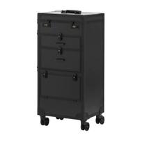 Kirpėjo lagaminas mobilus GABBIANO V21, juodas, 86 cm