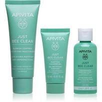 Apivita Just Bee Clear Routine Mini Set rinkinys nuo aknės