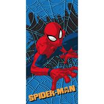 Raudonos spalvos/mėlynos spalvos iš mikropluošto vaikiškas rankšluostis 70x140 cm Spider-man – Jerry Fabrics