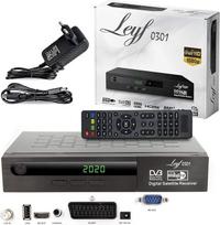 "Leyf" palydovinis imtuvas PVR įrašymo funkcija Skaitmeninis palydovinis imtuvas (HDTV, DVB-S /DVB-S2, HDMI, SCART, 2x USB, Full HD 1080p) [iš anksto suprogramuotas Astra, Hotbird ir Türksat] + HDMI kabelis