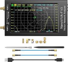 "Seesii NanoVNA-F V3" antenų analizatorius, patobulintas vektorinis tinklo analizatorius 1MHz-6GHz 4,3 colio HF VHF UHF VNA S-Parametrų įtampos SWR fazės delsos, Smitho diagrama