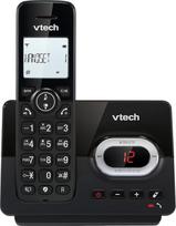 "VTech CS2050" belaidis telefonas su atsakikliu, "Eco+" režimas, senjorų fiksuotojo ryšio telefonas Belaidis fiksuotojo ryšio telefonas, skambučių blokavimas, laisvų rankų funkcija, dideli mygtukai, 1 eilutės ekranas, juodas