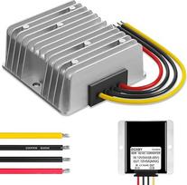 1 x DC 8V-40V į 12V 5A 60W įtampos keitiklis Automatinis pakopos žemyn įtampos reguliatoriaus keitiklis Vandeniui atsparus DC-DC 12V įtampos stabilizatorius Ventiliatoriaus variklio įtampos ribotuvas