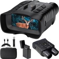 AKASO Seemor-200 naktinio matymo prietaisas - 4K spalvoti naktinio matymo žiūronai suaugusiesiems, su programėle suderintas nuotraukų ir vaizdo įrašų saugojimas, AI-ISP 1000M, 16x skaitmeninis priartinimas, skirti stovyklavimui, medžioklei ir saugumui