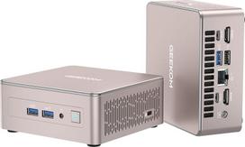GEEKOM A5 2025 Edition mini kompiuteris, AMD Ryzen 5 7430U (iki 4,3 GHz), 16GB DDR4 ir 512GB M.2 PCIe NVMe SSD, "Windows 11 Pro", AMD Radeon grafika, "Wi-Fi 6", BT 5.2, kompaktiškas stalinis kompiuteris namams ir biurui
