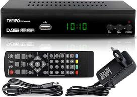 hd-line Tempo 4000 DVB-T2 imtuvas - HEVC/H.265 - H.264 / MPEG2 - MPEG4 / 1080i - 1080p standartinis (Full HD 1080P, HDMI, SCART, USB 2.0) - Automatinis montavimas Juoda