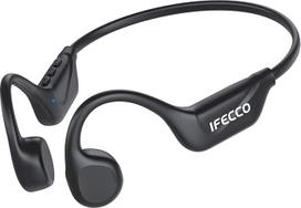 IFECCO kaulų garso ausinės "Bluetooth 5.4" - belaidės ausinės su kaulų laidumu, IPX5 vandeniui ir prakaitui atsparios kaulų garso ausinės, sportinės ausinės bėgikams, skirtos važiuoti dviračiu