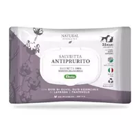 Natural Derma Pet Derbe Salviette Antiprurito drėgnos servetėlės šunims ir katėms, sumažina niežulį; 35vnt