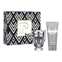 Dovanų rinkinys vyrams Paco Rabanne Invictus Platinum 1ST, kvepalai EDP 50ml + dušo gelis 100ml