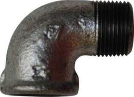 FIX-PRO kampinis cinkuotas 3/4 90 laipsnių įvorė / nipelis