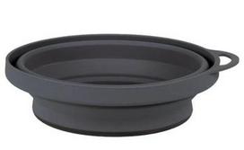 Lifeventure FlexiBowl Silikoninis elipsės formos dubuo, grafitinis