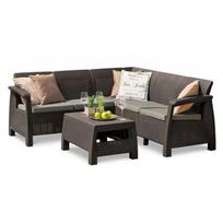 Lauko baldai CORFU RELAX SET BROWN