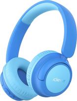 "iClever" vaikiškos "Bluetooth" ausinės, 60 valandų veikianti baterija, 74/85 dBA garsumo riba, stereofoninis garsas, C tipo, "Bluetooth 5.4", belaidės vaikiškos ausinės per ausis su mikrofonu, skirtos planšetėms ir kelionėms