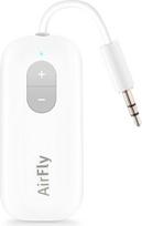 "Twelve South AirFly SE" "Bluetooth" belaidis siųstuvas / adapteris "AirPods" / belaidėms arba triukšmą slopinančioms ausinėms; naudoti lėktuvuose ir sporto salėse, baterija veikia daugiau nei 20 valandų