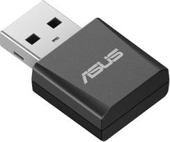 ASUS USB-BE92 Nano trijuostis BE6500 "WiFi 7 Nano" USB adapteris (6 GHz dažnių juosta, palaiko 4096-QAM, "Plug and Play", suderinamas su "Windows 10" ir 11)