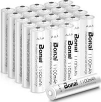 BONAI Įkraunamos baterijos, didelės talpos 1100 mAh AAA Ni-MH