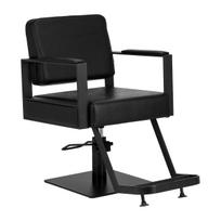 GABBIANO kirpyklos kėdė MODENA BLACK, hidraulinė juoda