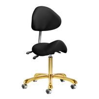 GIOVANNI meistro kėdė-balnas 1004 BLACK GOLD, juoda