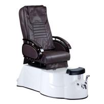 Pedikiūro kėdė su masažo funkcija ir pėdų vonele BR-3820D, ruda
