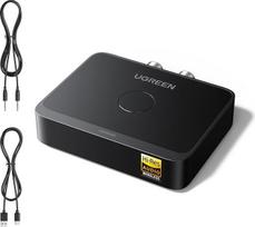 UGREEN "Bluetooth 6.0" adapteris Stereo sistema su LDAC dekodavimu, "Hi-Res Audio Gold Standard" sertifikatas, "Aux Bluetooth" garso imtuvas, suderinamas su garsiakalbiu, stiprintuvu ir automobiliniu radiju