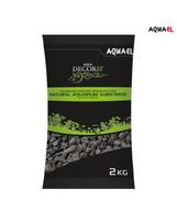 AQUAEL natūralus bazalto gruntas akvariumui 2-4 mm 2 kg