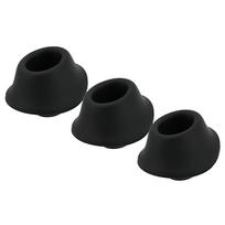 Womanizer Premium M - antgalių rinkinys - juodi (3 vnt.)