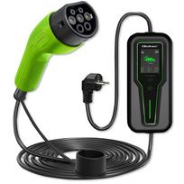 Qoltec Mobile charger for EV, 2-in-1, Type 2, 3.5kW, LCD