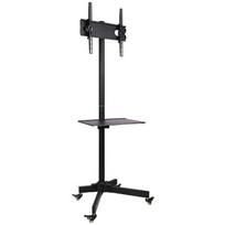 Techly Trolley Floor Stand for LCD/LED/Plasma TVs, 23-55 Inches