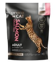 PrimaCat Be grūdų su lašiša suaugusioms Katėms, 400 g