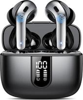 "Bluetooth" ausinės, "In-Ear" ausinės, belaidės "Bluetooth 5.3" su 50H giliu bosu, 2024 belaidės ausinės, triukšmą slopinančios ausinės su 4 ENC mikrofonu, IPX7 vandeniui atsparios ausinės, USB-C